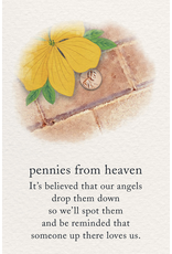 Meaning Of Life-A Cardthartic Experience Pennies From Heaven Grief Support Greeting Card