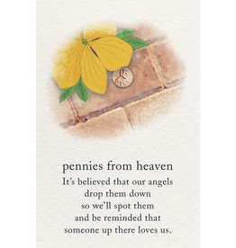 Meaning Of Life-A Cardthartic Experience Pennies From Heaven Grief Support Greeting Card