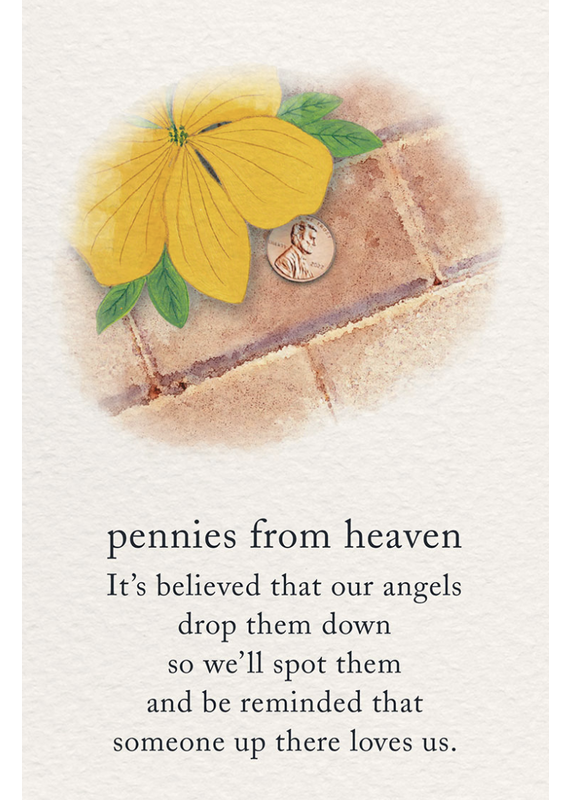 Meaning Of Life-A Cardthartic Experience Pennies From Heaven Grief Support Greeting Card
