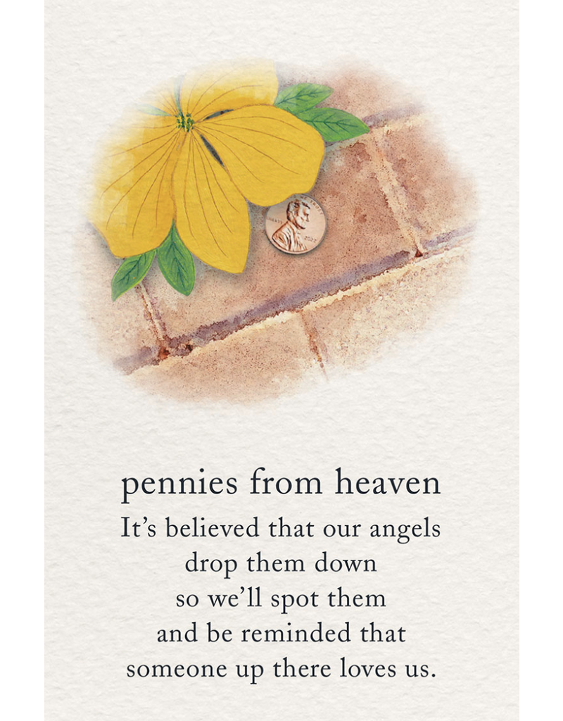 Meaning Of Life-A Cardthartic Experience Pennies From Heaven Grief Support Greeting Card