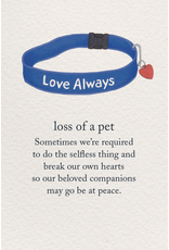 Meaning Of Life-A Cardthartic Experience Loss of a Pet Condolence Greeting Card