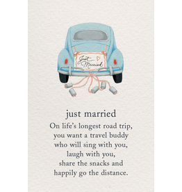 Meaning Of Life-A Cardthartic Experience Just Married Greeting Card