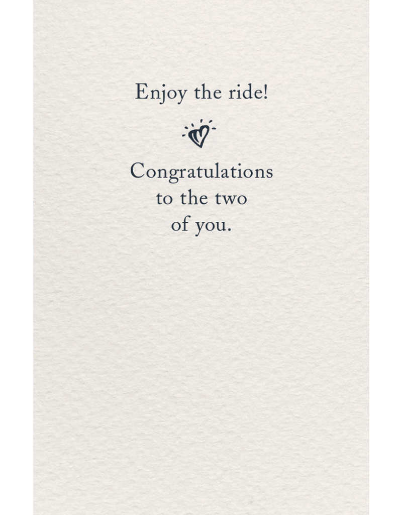 Meaning Of Life-A Cardthartic Experience Just Married Greeting Card