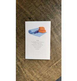 Meaning Of Life-A Cardthartic Experience Yoga Birthday Card