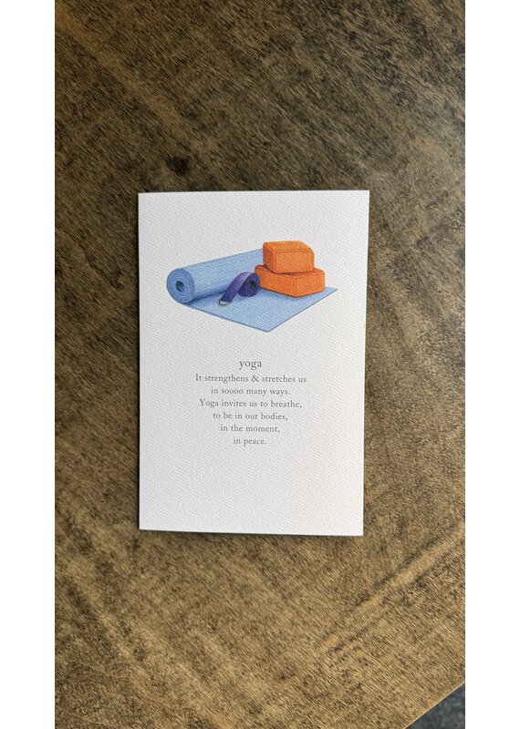 Meaning Of Life-A Cardthartic Experience Yoga Birthday Card