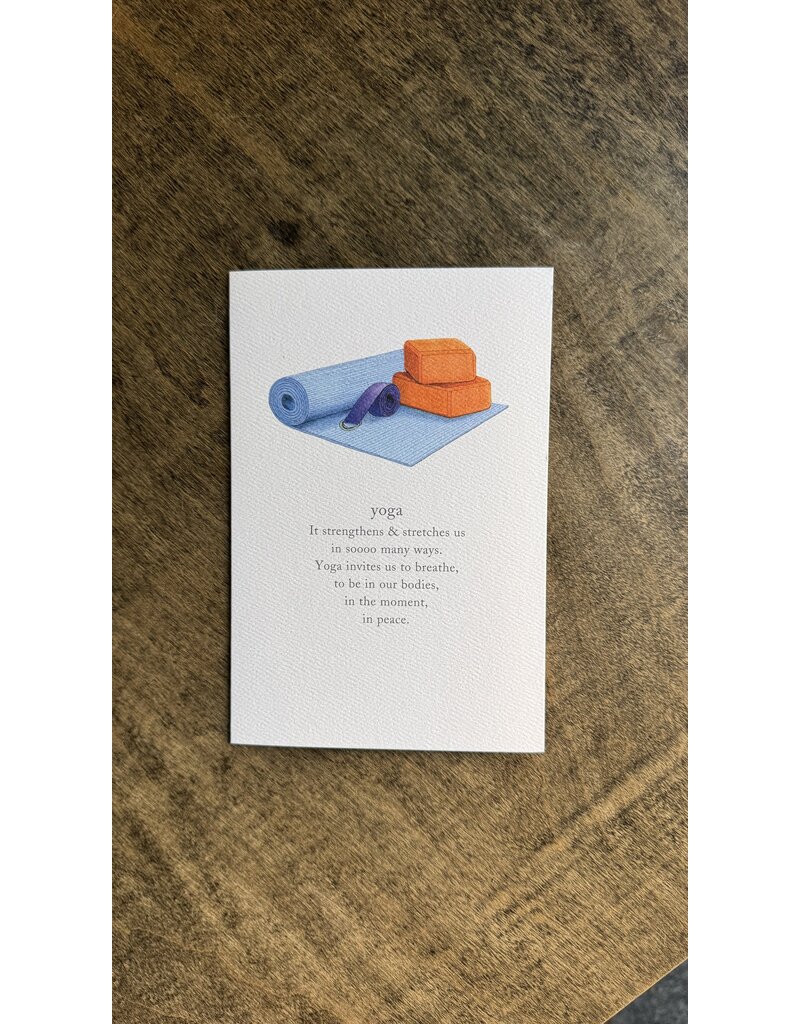 Meaning Of Life-A Cardthartic Experience Yoga Birthday Card