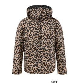 Only Accessories Reversible Coat-Leopard
