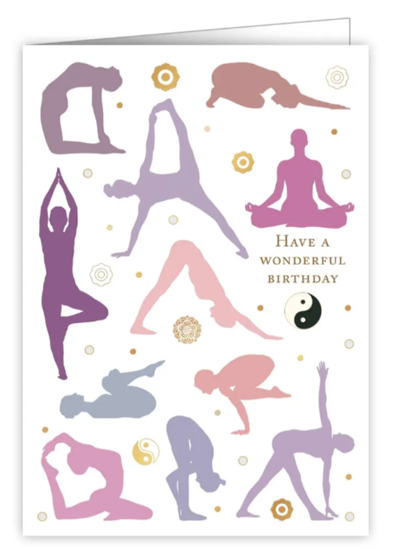 QUIRE Yoga Birthday Card