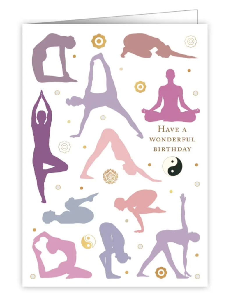 QUIRE Yoga Birthday Card
