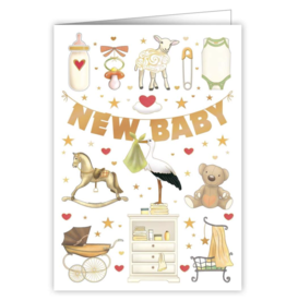 QUIRE New Baby Greeting Card