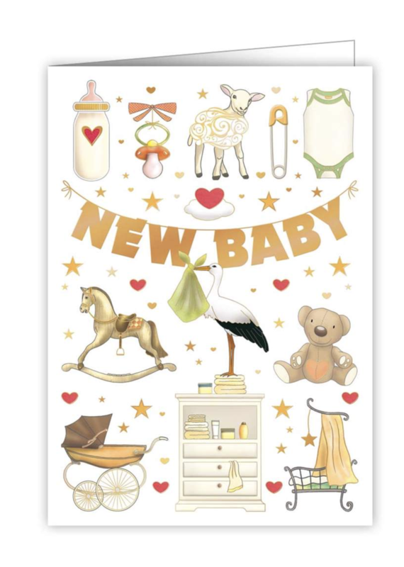 QUIRE New Baby Greeting Card
