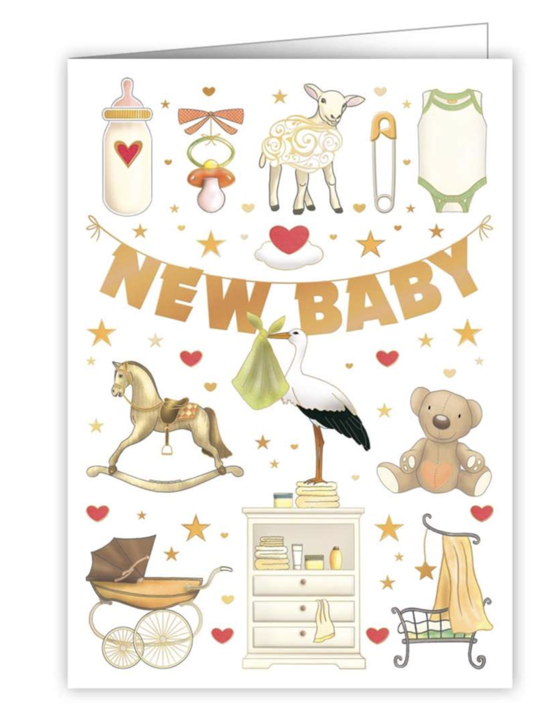 QUIRE New Baby Greeting Card