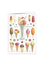 QUIRE Happy Birthday Ice Cream Greeting Card