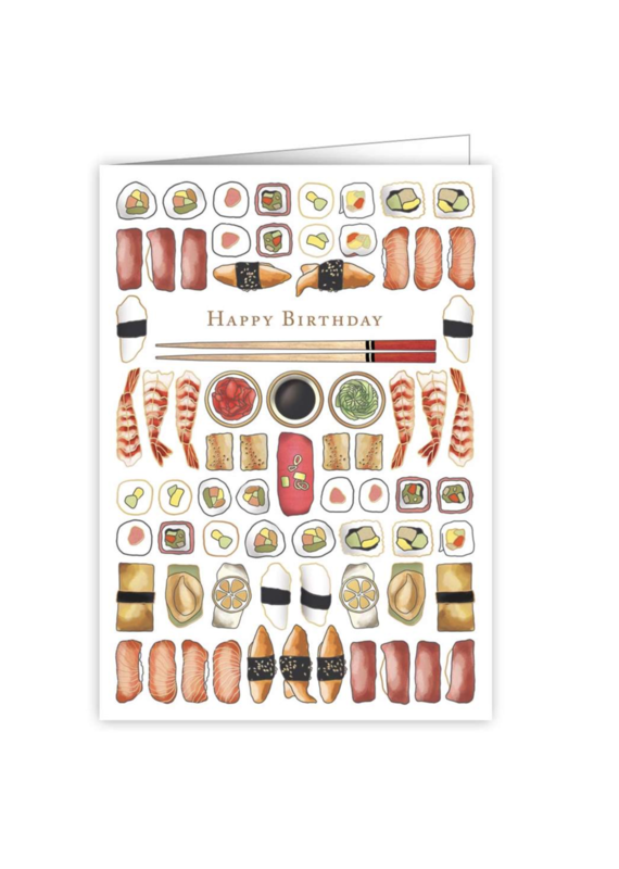 QUIRE Sushi Happy Birthday Greeting Card