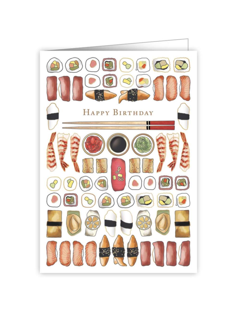 QUIRE Sushi Happy Birthday Greeting Card