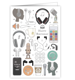 QUIRE Good Vibes Happy Birthday Greeting Card