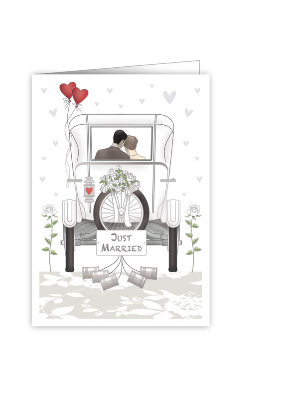 QUIRE Wedding Greeting Card/Old Car