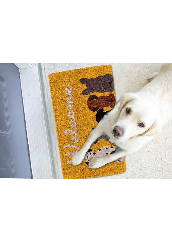 Abbott Dog Welcome Mat-18x30"L