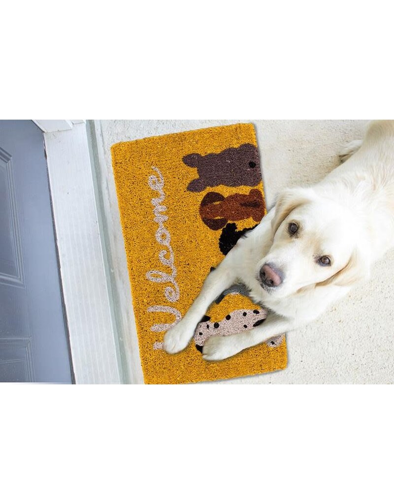 Abbott Dog Welcome Mat-18x30"L
