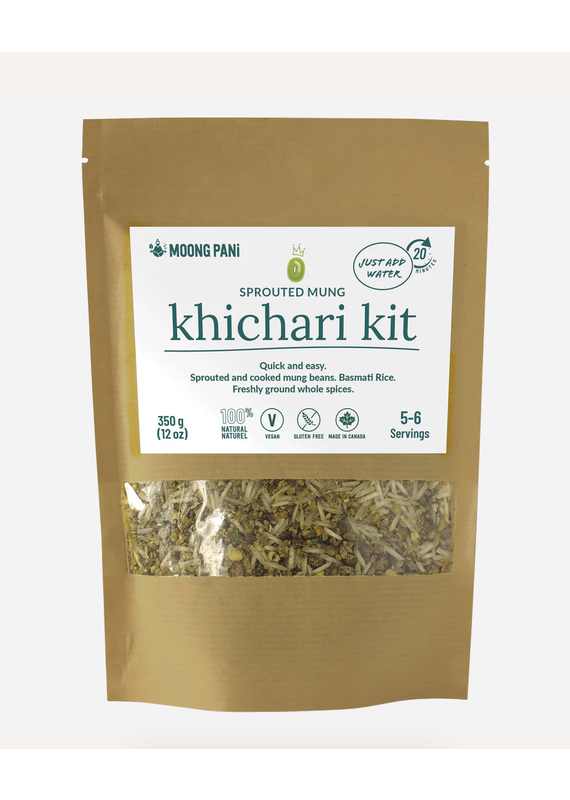Moong Pani Moong Pani-Sprouted Mung Khichari (Kitchari) Kit: Indian-style Risotto