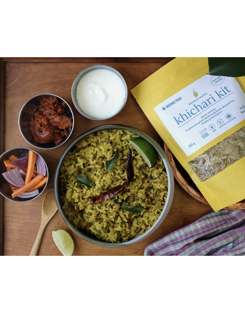 Moong Pani Moong Pani-Sprouted Mung Khichari (Kitchari) Kit: Indian-style Risotto