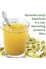 Moong Pani Moong Pani-Golden Broth with Roasted Garlic, Black Pepper, Turmeric and Mung Beans