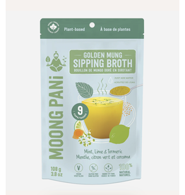Moong Pani Moong Pani-Golden Broth with Mint, Lime, Turmeric and Mung Beans