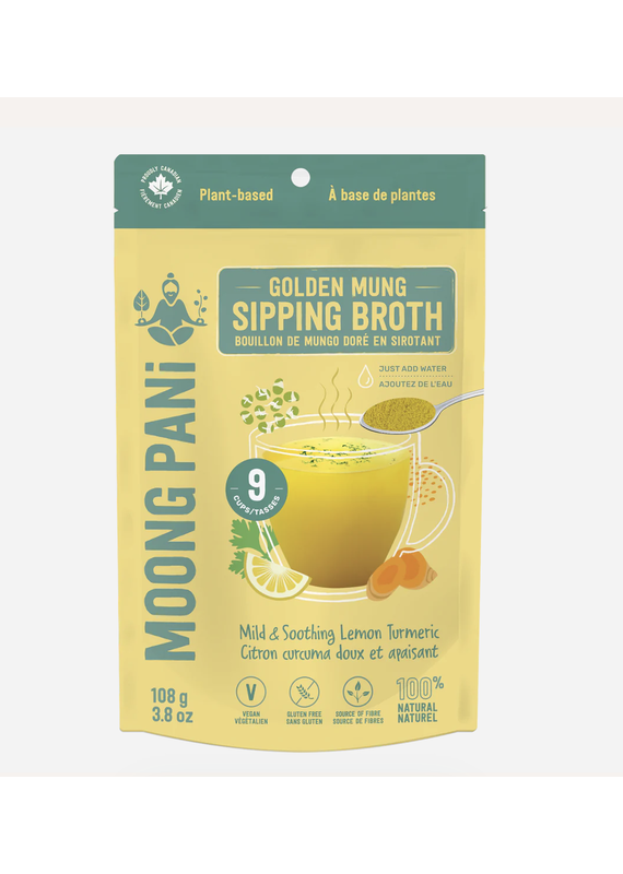 Moong Pani Moong Pani-Golden Broth with Lemon, Turmeric & Mung Beans-Mild and Soothing