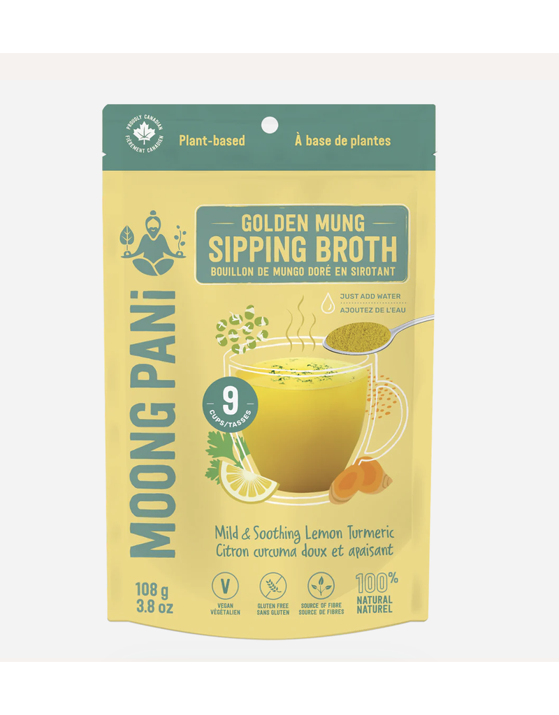 Moong Pani Moong Pani-Golden Broth with Lemon, Turmeric & Mung Beans-Mild and Soothing