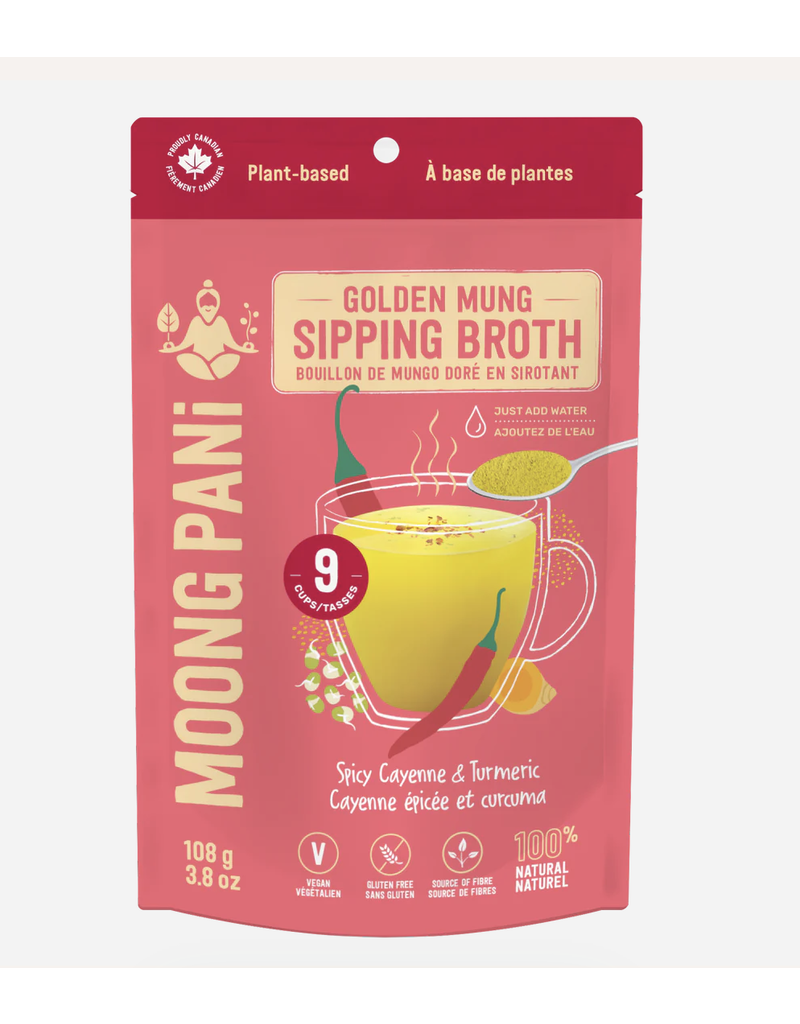 Moong Pani Moong Pani-Golden Broth with Spicy Cayenne, Turmeric & Mung Beans