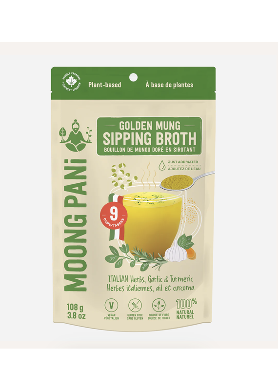 Moong Pani Moong Pani- Golden Broth with Italian Herbs, Turmeric & Mung Beans