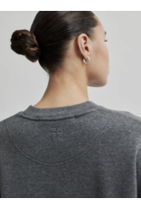 Second Female Abadell Sweat O-Neck-Dark Grey Melange