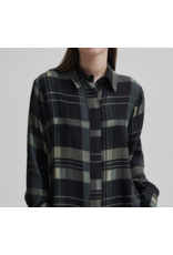 Second Female Checca Shirt-Black/Green Plaid