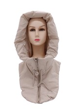 Only Accessories Hooded Neck Warmer- Taupe
