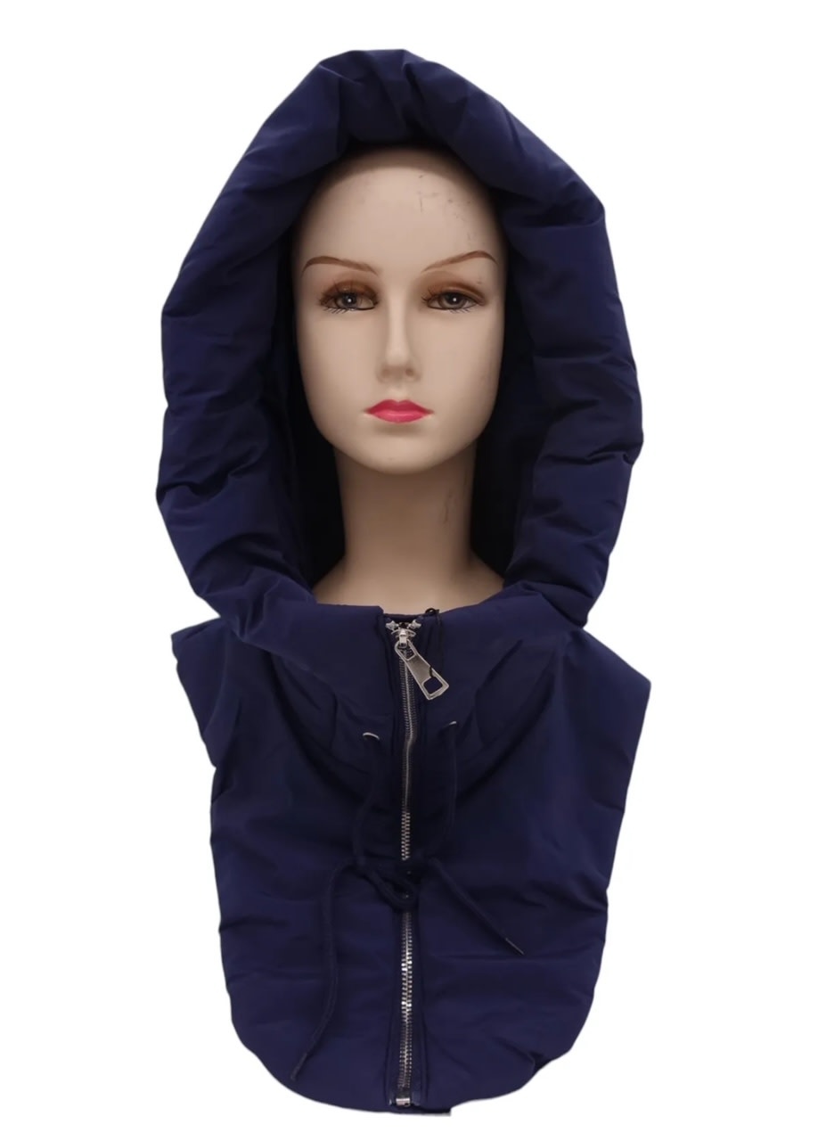 nonnative HOODED NECK WARMER POLARTEC® Hooded Neck Warmer- Navy - Twisted Sisters Boutik Inc.