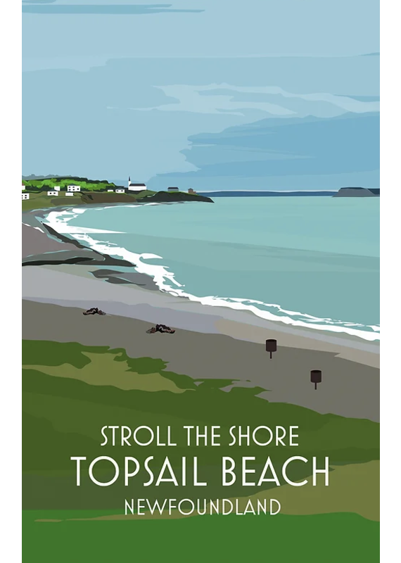 Junk Junk-Stroll The Shore - Topsail Beach 12x18