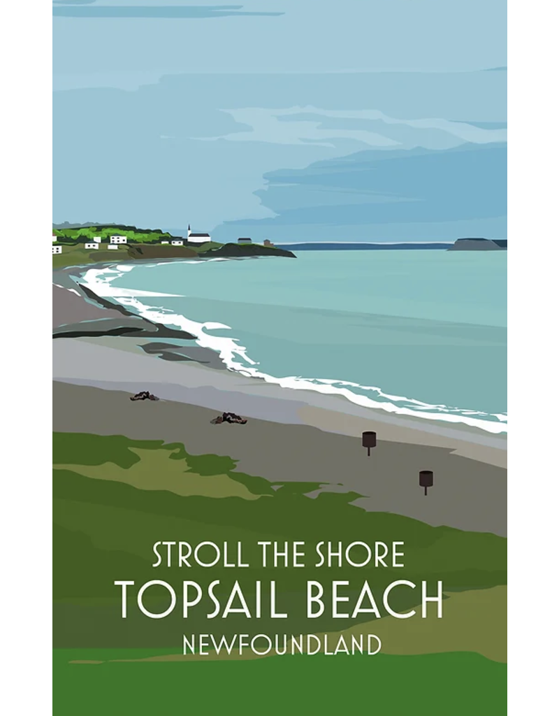 Junk Junk-Stroll The Shore - Topsail Beach 12x18