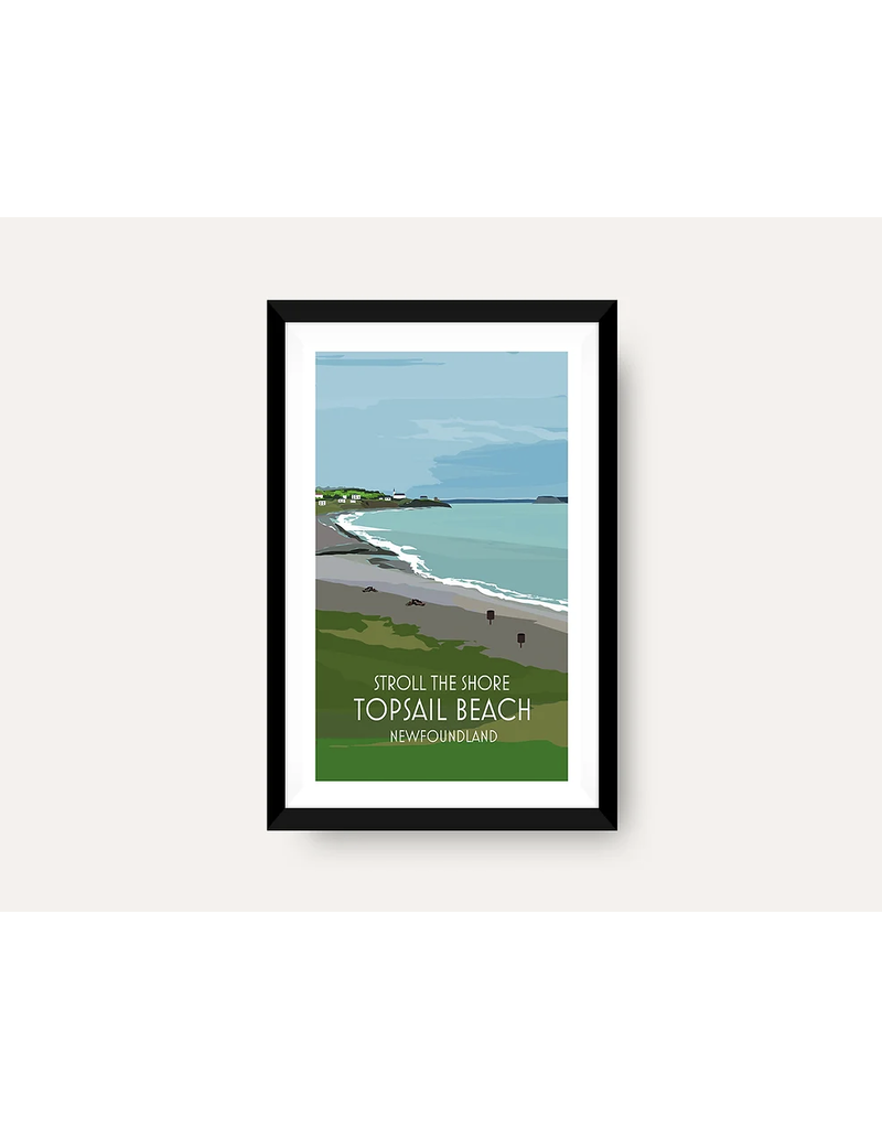 Junk Junk-Stroll The Shore - Topsail Beach 12x18