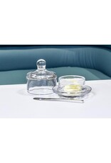 Abbott Butter Dish w/Dome -SM 2 pc- 3"H