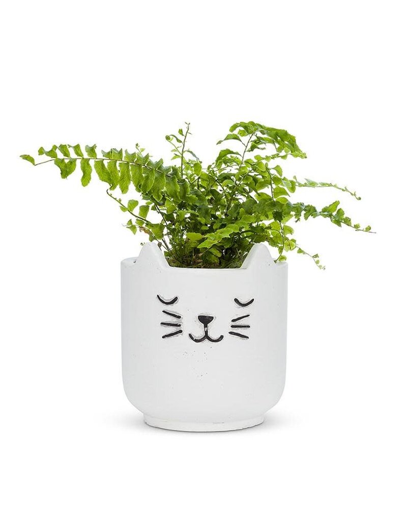 Abbott Sleeping Cat Planter-4.5"H