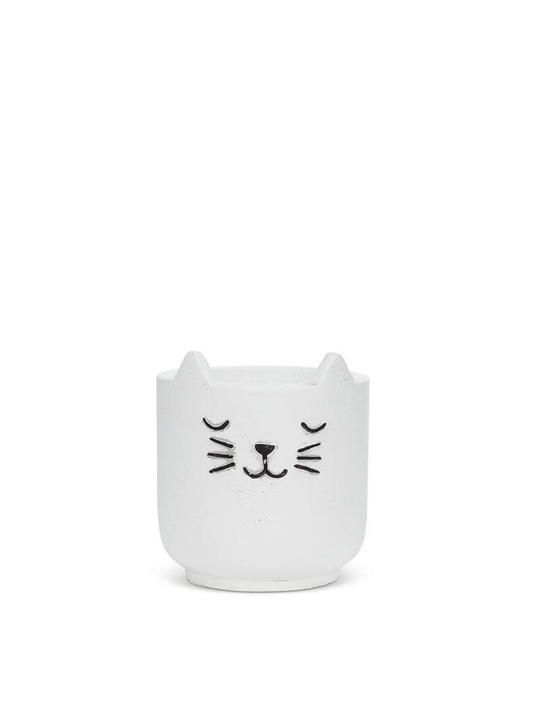 Abbott Sleeping Cat Planter-4.5"H