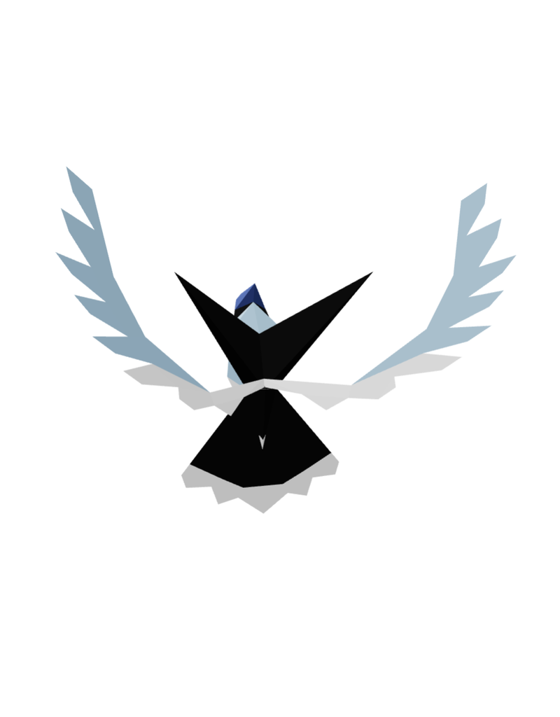 Poly Paper Craft Blue Jay 3D Puzzle