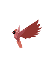 Poly Paper Craft Cardinal 3D Puzzle