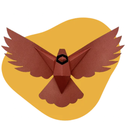 Poly Paper Craft Cardinal 3D Puzzle