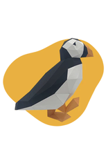 Poly Paper Craft Puffin 3D Puzzle
