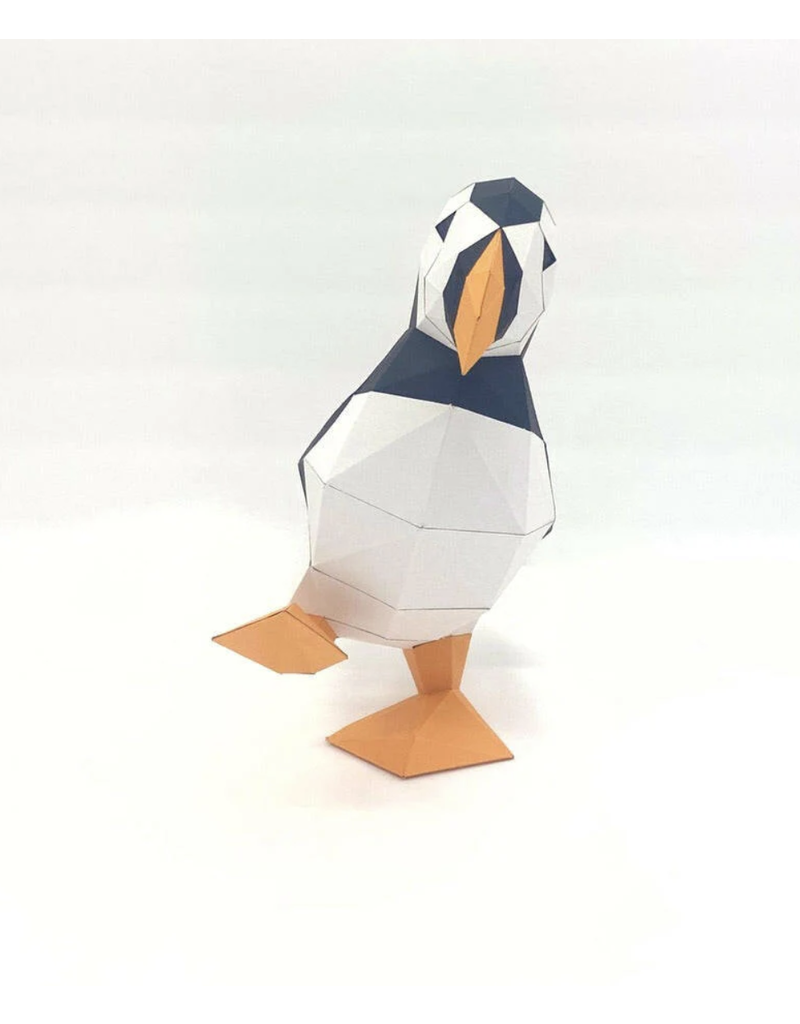 Poly Paper Craft Puffin 3D Puzzle
