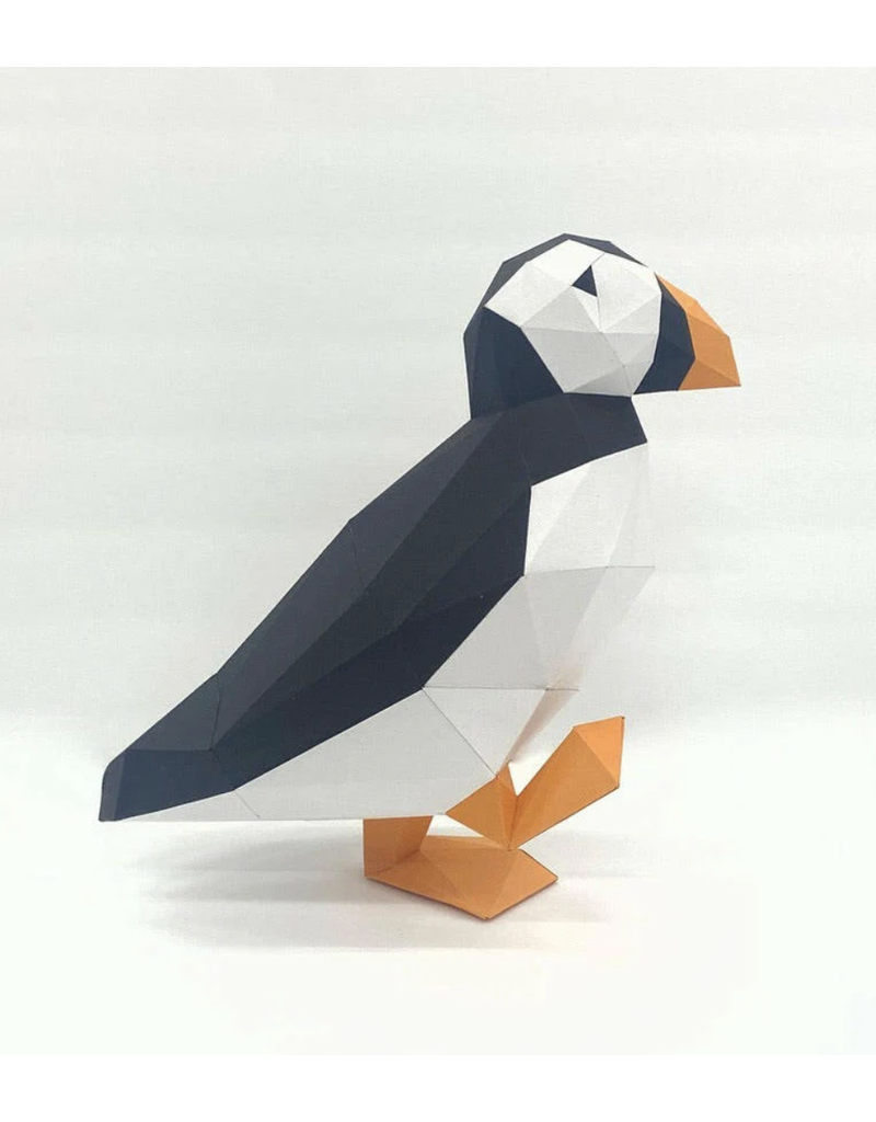 Poly Paper Craft Puffin 3D Puzzle