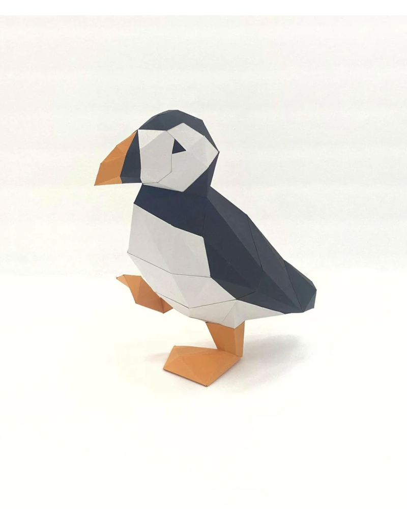Poly Paper Craft Puffin 3D Puzzle