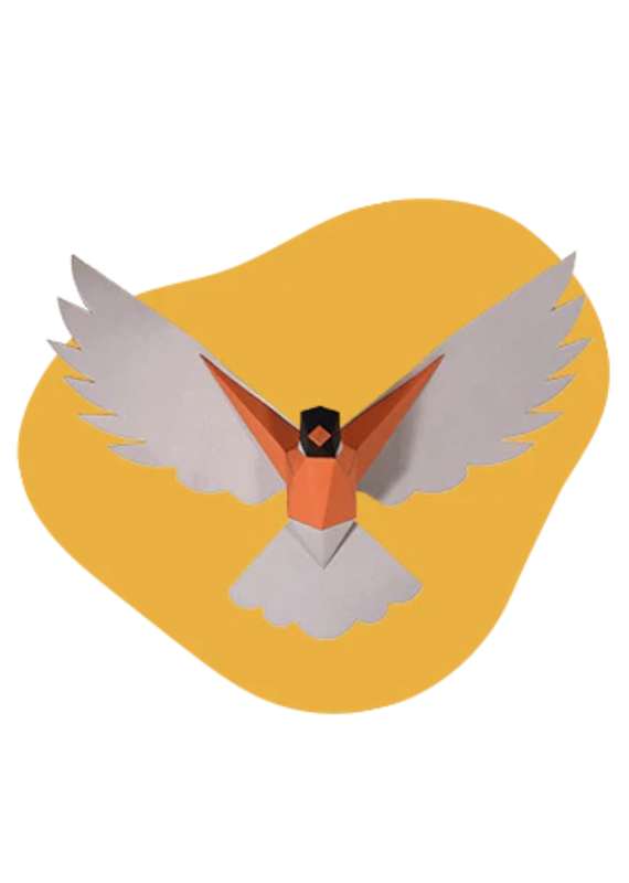 Poly Paper Craft Robin 3D Puzzle