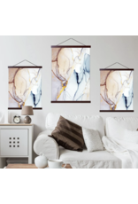 Sunauto Magnetic Poster Hanger-Walnut-14"